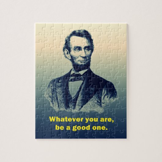Abraham Lincoln Quote Legpuzzel (Verticaal)
