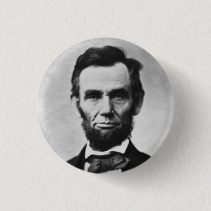 ABRAHAM LINCOLN RONDE BUTTON 3,2 CM