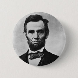 Abraham Lincoln Ronde Button 5,7 Cm