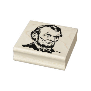 Abraham Lincoln Rubber Stamp Rubberstempel