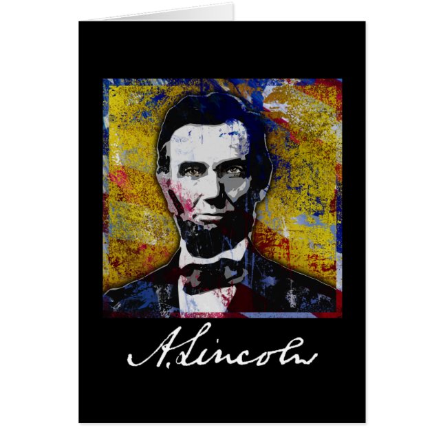 Abraham Lincoln - Schilderen (Voorkant)