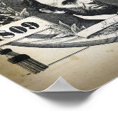 ABRAHAM LINCOLN SHOT HEADLINE POSTER (Hoek)