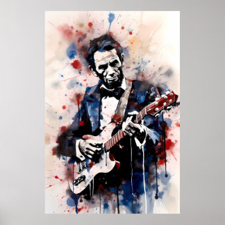 Abraham Lincoln Shredding Poster