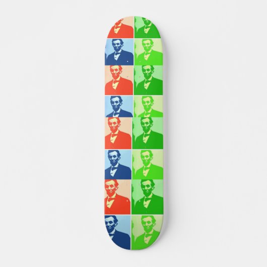 Abraham Lincoln Skateboard (Voorkant)