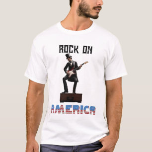Abraham Lincoln speelt gitaar T-shirt
