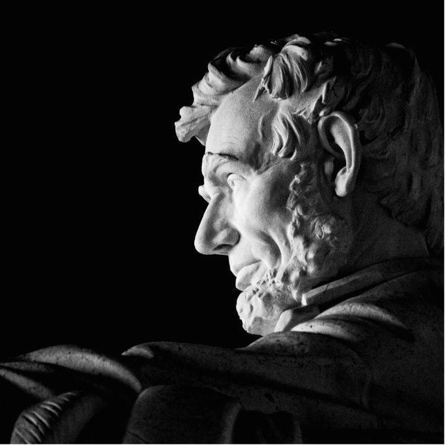 Abraham Lincoln Staand Fotobeeldje (Voorkant)