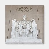 Abraham Lincoln Statue Magneet (Voorkant)