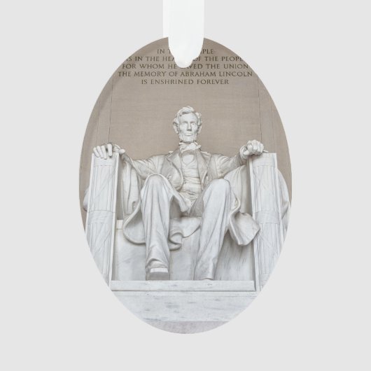 Abraham Lincoln Statue Ornament (voorkant)