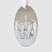 Abraham Lincoln Statue Ornament (voorkant)