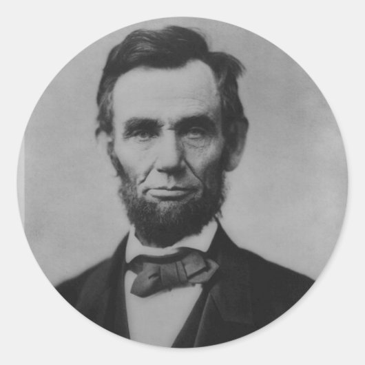Abraham Lincoln Sticker (Voorkant)