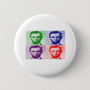 Abraham Lincoln T-Shirts & Gifts Ronde Button 5,7 Cm
