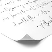 Abraham Lincoln Thanksgiving Dag Poster (Hoek)