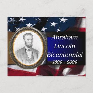 Abraham Lincoln tweehonderdjarig jubileum Briefkaart