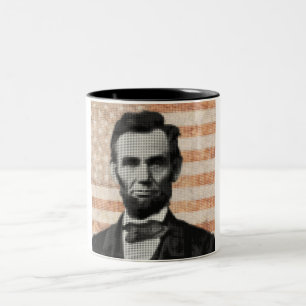 Abraham Lincoln Tweekleurige Koffiemok