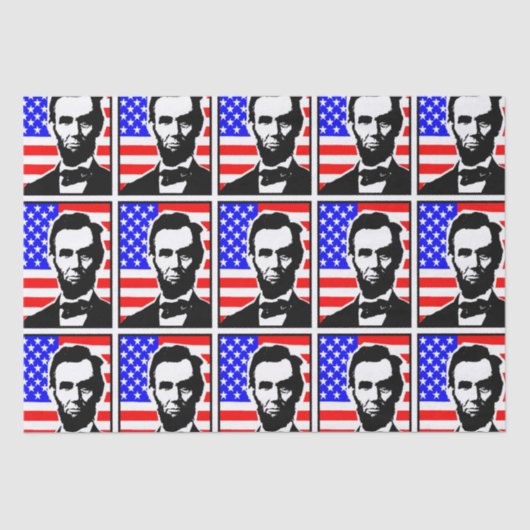 ABRAHAM LINCOLN-UNION TISSUEPAPIER (Voorkant)