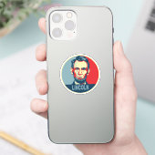Abraham Lincoln USA President Hope Style Sticker (Telefoon)