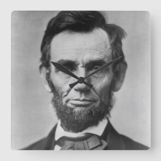 Abraham Lincoln Vierkante Klok