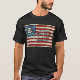 Abraham Lincoln voorzitterschap Campaign Banner Fl T-shirt