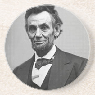 Abraham Lincoln Zandsteen Onderzetter