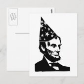 Abraham Lincoln's verjaardag Briefkaart (Voorkant / Achterkant)