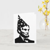 Abraham Lincoln's verjaardag Kaart (Gele Bloem)