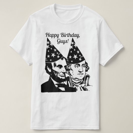 Abraham Lincoln's verjaardag T-shirt (Design voorkant)