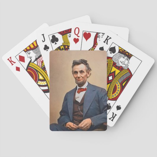 Abraham Lincolon Pokerkaarten (Achterkant)
