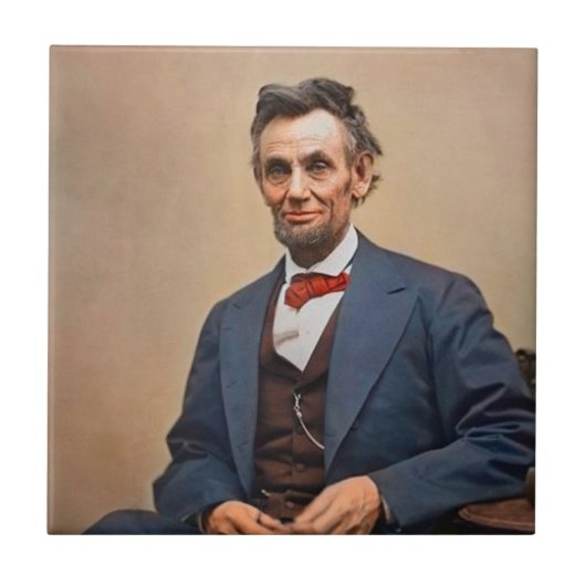 Abraham Lincolon Tegeltje (Voorkant)