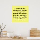 abraham maslow citaat poster (Keuken)