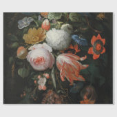 Abraham Mignon - een hellend pakket bloemen Cadeaupapier (Vlak)