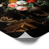 Abraham Mignon The Overdraaid Bouquet. Floral Poster (Hoek)