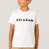 Abraham name, Voor Abraham T-shirt (Voorkant)