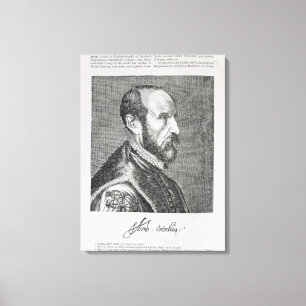Abraham Ortelius Canvas Afdruk