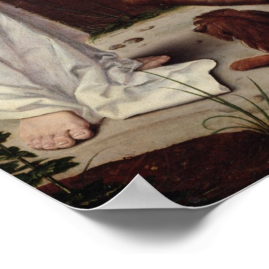 Abraham, Sara en an Angel, c.1520 Poster (Hoek)