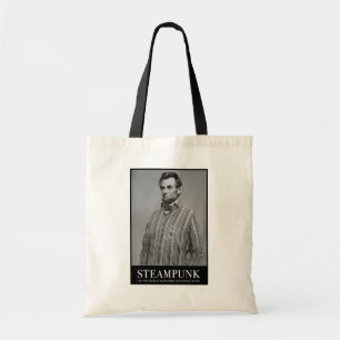 Abraham Steampunk Tote Bag
