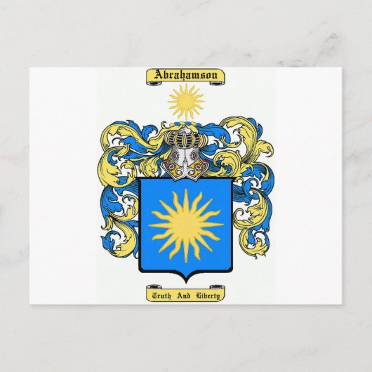 Abrahamson Briefkaart (Voorkant)