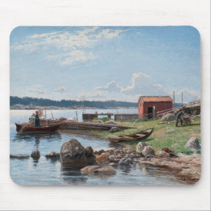 Abrahamsson's "Motif from Jutholmen" mousepad Muismat