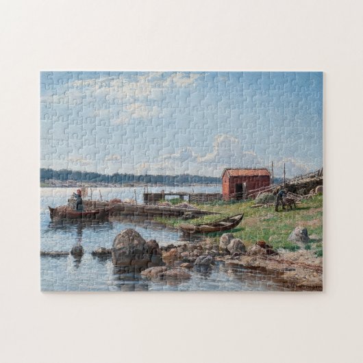 Abrahamsson's "Motif van Jutholmen"-puzzel Legpuzzel (Horizontaal)