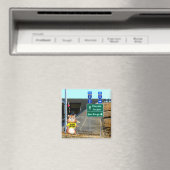 Abrahamster in Yuma Forking Gedachten Magneet (Insitu (Vaatwasser))