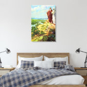Abram en Lot Afzonderlijke Genesis 13 Canvas Afdruk (Insitu (Slaapkamer))