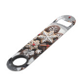 Abrebotellas de acero inoxidable navidad 1 - 001 speed flessenopener (Voorkant Gekanteld)