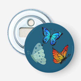 abrebotellas de mariposas redondo button flesopener