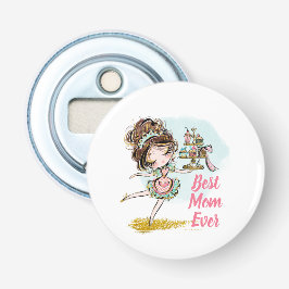 Abrebotellas para mamá button flesopener