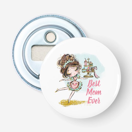 Abrebotellas para mamá button flesopener (Voorkant)