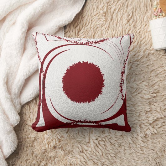 Abrégé sur blanc rouge coussin (Couverture)