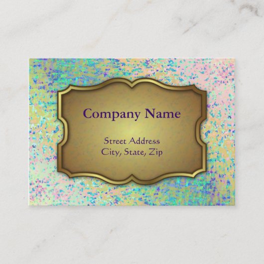 Abrégé sur potelé art d'Informel de carte de (Devant)