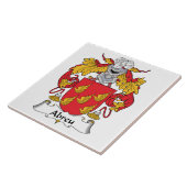 Abreu Family Crest Tegeltje (Zijkant)