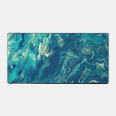 Abréviation acrylique bleue et Marbre blanc (Recto)