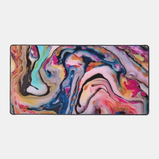 Abréviation colorée du marbrage fluide (Recto)