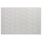 Abréviations de tissu pharmaciste blanc (Fat Quarter)